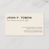 Provider Elite-groep Visitekaartje (Achterkant)