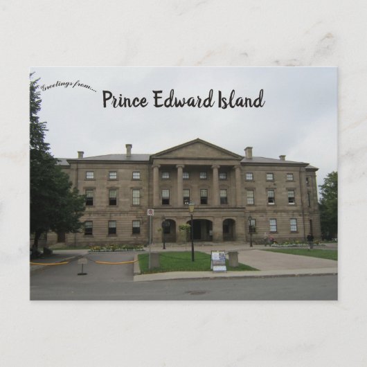 Province House Prince Edward Island Canada Briefkaart (Voorkant)