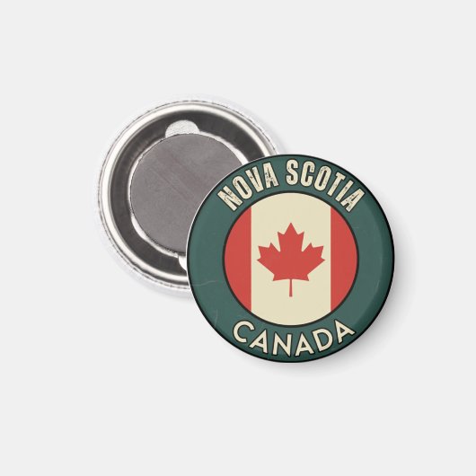Province of Nova Scotia Canada Magneet (Voorkant / Achterkant)