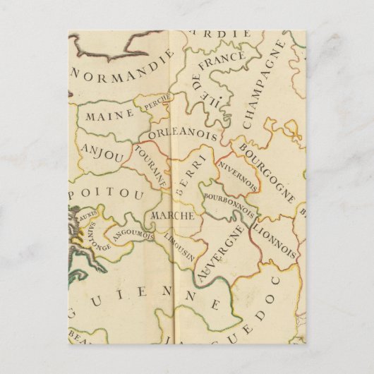 Provinces, Frankrijk Briefkaart (Voorkant)