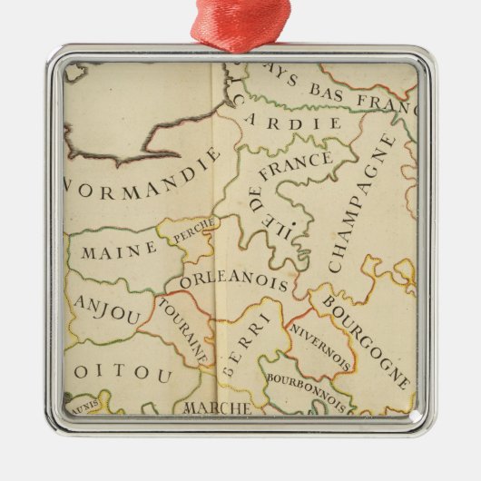 Provinces, Frankrijk Metalen Ornament (Voorkant)