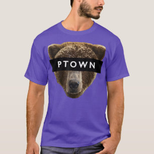 Provincetown Bear PTOWN Censor Bar 1697  T-shirt