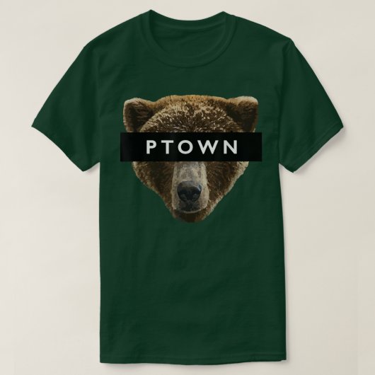 Provincetown Bear PTOWN Censor Bar T-shirt (Design voorkant)