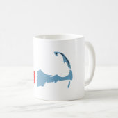 Provincetown "I Love"-design. Koffiemok (Voorkant rechts)