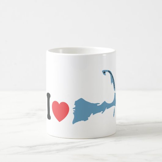 Provincetown "I Love"-design. Koffiemok (Center)