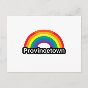 PROVINCETOWN LGBT PRIDE RAINBOW -.png Briefkaart