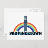 Provincetown "Lighthouse"-ontwerp. Briefkaart (Voorkant / Achterkant)
