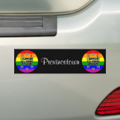 Provincetown MA Support Gay Rights Bumpersticker (Op auto)