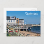 Provincetown Massachusetts Briefkaart (Voorkant / Achterkant)