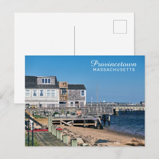 Provincetown Massachusetts Briefkaart (Voorkant / Achterkant)