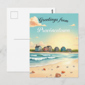 Provincetown, Massachusetts – Cape Cod Beaches Briefkaart (Voorkant / Achterkant)