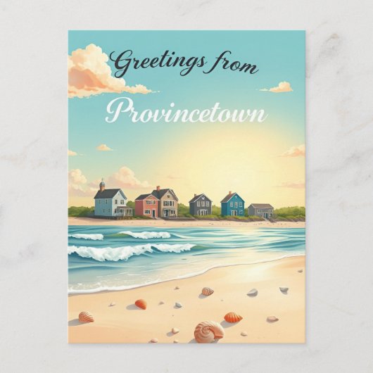 Provincetown, Massachusetts – Cape Cod Beaches Briefkaart (Voorkant)