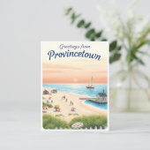 Provincetown, Massachusetts – Cape Cod Beaches Briefkaart (Staand voorkant)