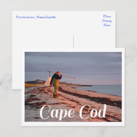 Provincetown, Massachusetts Cape Cod Post Card Briefkaart (Voorkant / Achterkant)