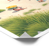 Provincetown, Massachusetts – Cape Cod Stranden Poster (Hoek)
