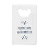 Provincetown Massachusetts Creditkaart Flessenopener (Achterkant)