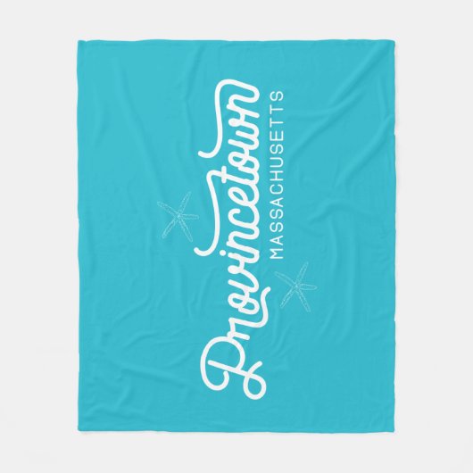 Provincetown Massachusetts Fleece Blanket (Voorkant)