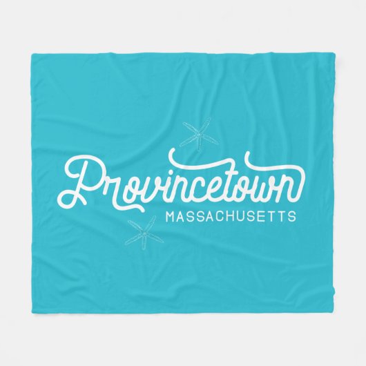 Provincetown Massachusetts Fleece Blanket (Voorkant (Horizontaal))