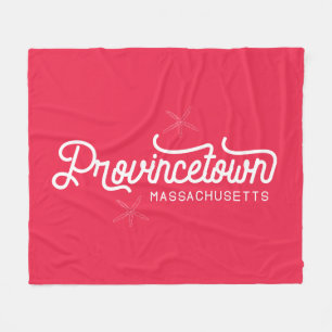 Provincetown Massachusetts Fleece Blanket