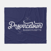 Provincetown Massachusetts Fleece Blanket Deken (Voorkant (Horizontaal))