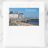 Provincetown Massachusetts Rechthoekige Sticker (Tas)
