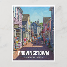 Provincetown Massachusetts Reizen Briefkaart