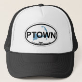 Provincetown Oval Design. Trucker Pet (Voorkant)