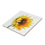 Provincetown Sunflower Tegeltje (Zijkant)