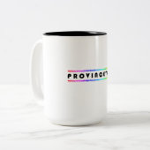 Provincetown Tweekleurige Koffiemok (Voorkant links)