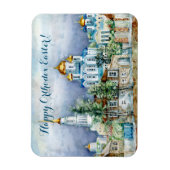 Provinciaal klein stadje Zadonsk aquarelle Magneet (Verticaal)