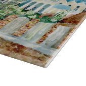 Provinciaal klein stadje Zadonsk aquarelle Snijplank (Hoek)