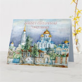 Provinciaal klein stadje Zadonsk orthodoxie Kaart (Gele Bloem)