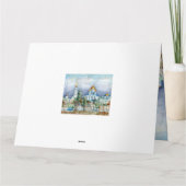 Provinciaal klein stadje Zadonsk orthodoxie Kaart (Achterkant)