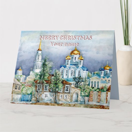 Provinciaal klein stadje Zadonsk orthodoxie Kaart (Voorkant)