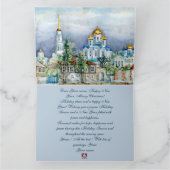 Provinciaal klein stadje Zadonsk orthodoxie Kaart (Binnen)