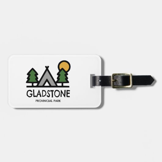 Provinciaal park Gladstone Bagagelabel (Voorkant horizontaal)
