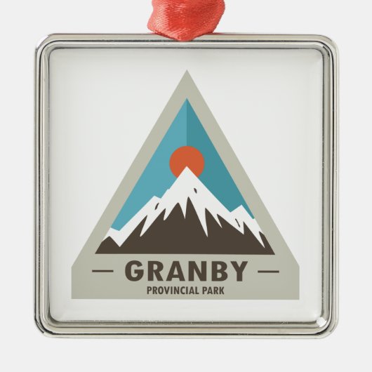 Provinciaal park Granby Metalen Ornament (Voorkant)
