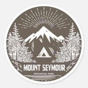 Provinciaal park Mount Seymour Ronde Sticker