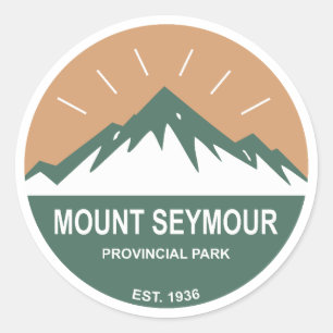 Provinciaal park Mount Seymour Ronde Sticker