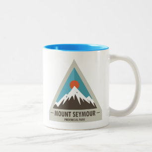 Provinciaal park Mount Seymour Tweekleurige Koffiemok