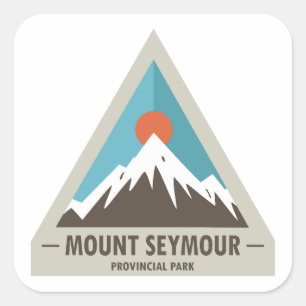Provinciaal park Mount Seymour Vierkante Sticker