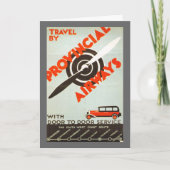 Provincial Airways Kaart (Voorkant)