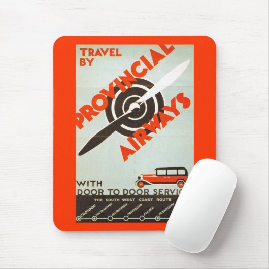 Provincial Airways Muismat (Met muis)