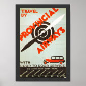 Provincial Airways Poster (Voorkant)