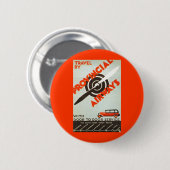 Provincial Airways Ronde Button 5,7 Cm (Voorkant /achterkant)