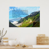 Provincie 2019: "Het land Israël is gebukt" Poster (Keuken)