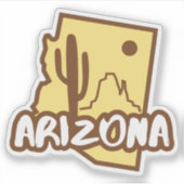 Provincie Arizona Sticker (Voorkant)