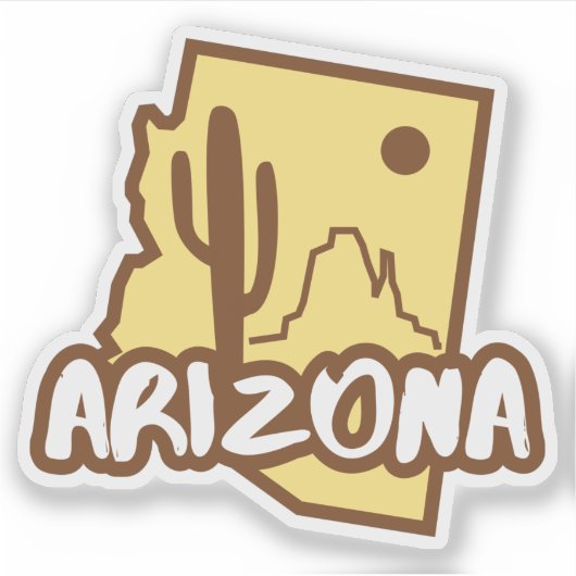 Provincie Arizona Sticker (Voorkant)