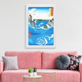 Provincie Awa, Naruto Whirlpools door Ando Hiroshi Canvas Afdruk (Insitu (Woonkamer))
