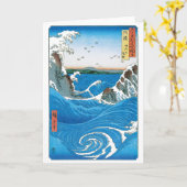 Provincie Awa, Naruto Whirlpools door Ando Hiroshi Kaart (Gele Bloem)